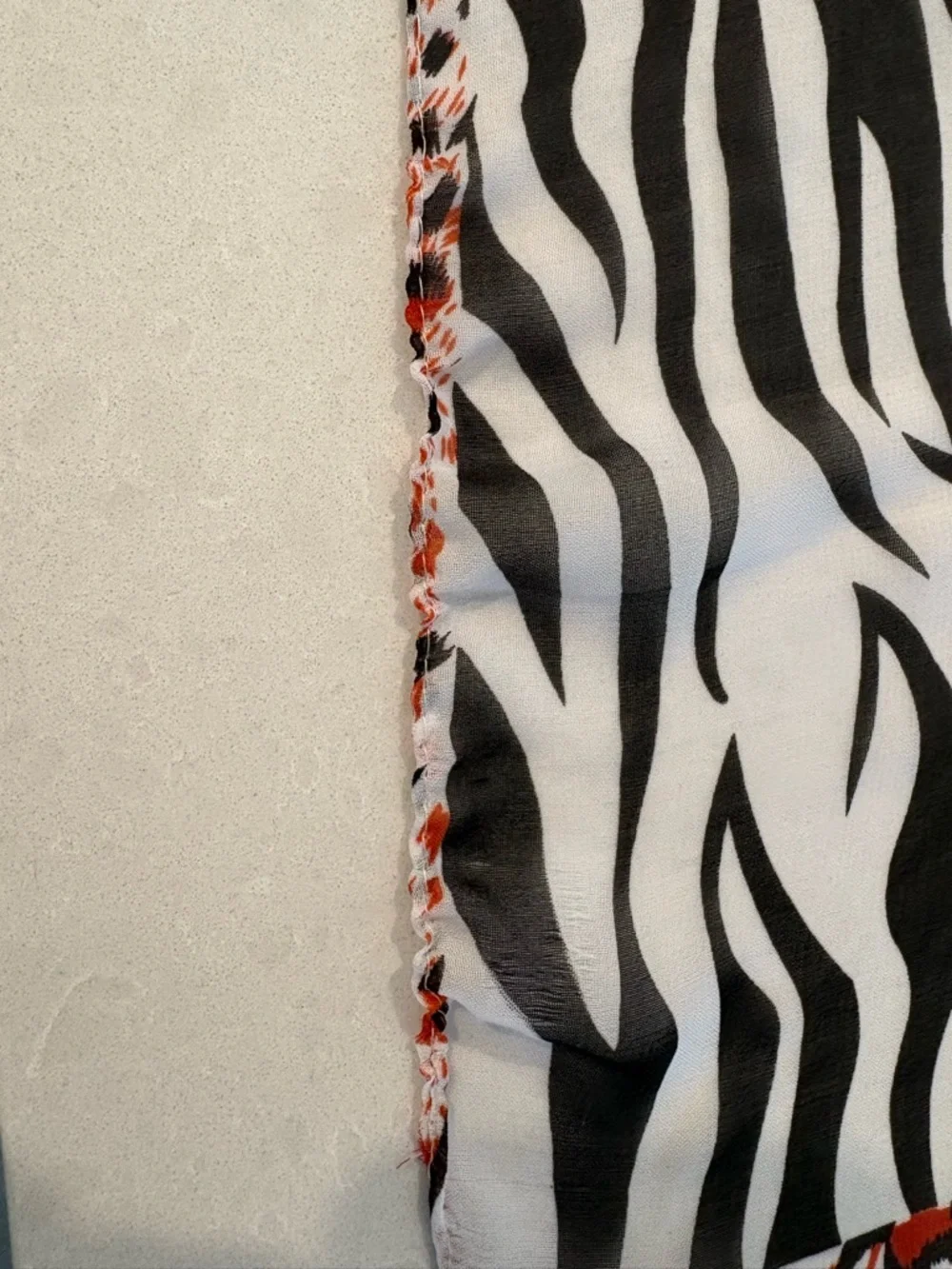 Wild at Heart Mixed Animal & Floral Print Chiffon Scarf - Picture 11 of 12